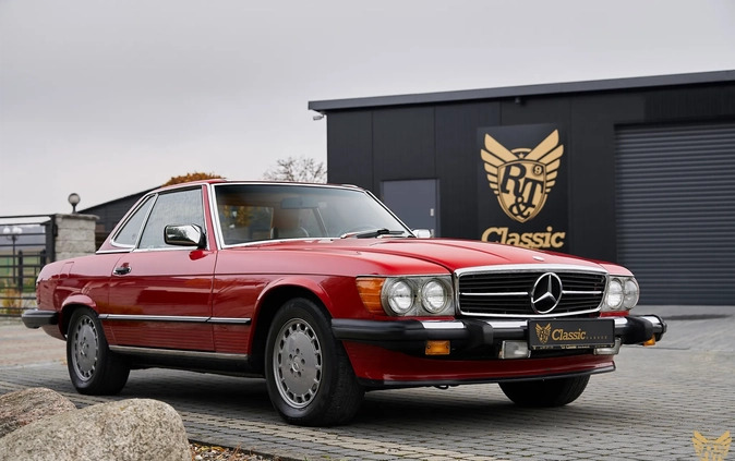 Mercedes-Benz SL cena 119000 przebieg: 267000, rok produkcji 1987 z Głogów Małopolski małe 596